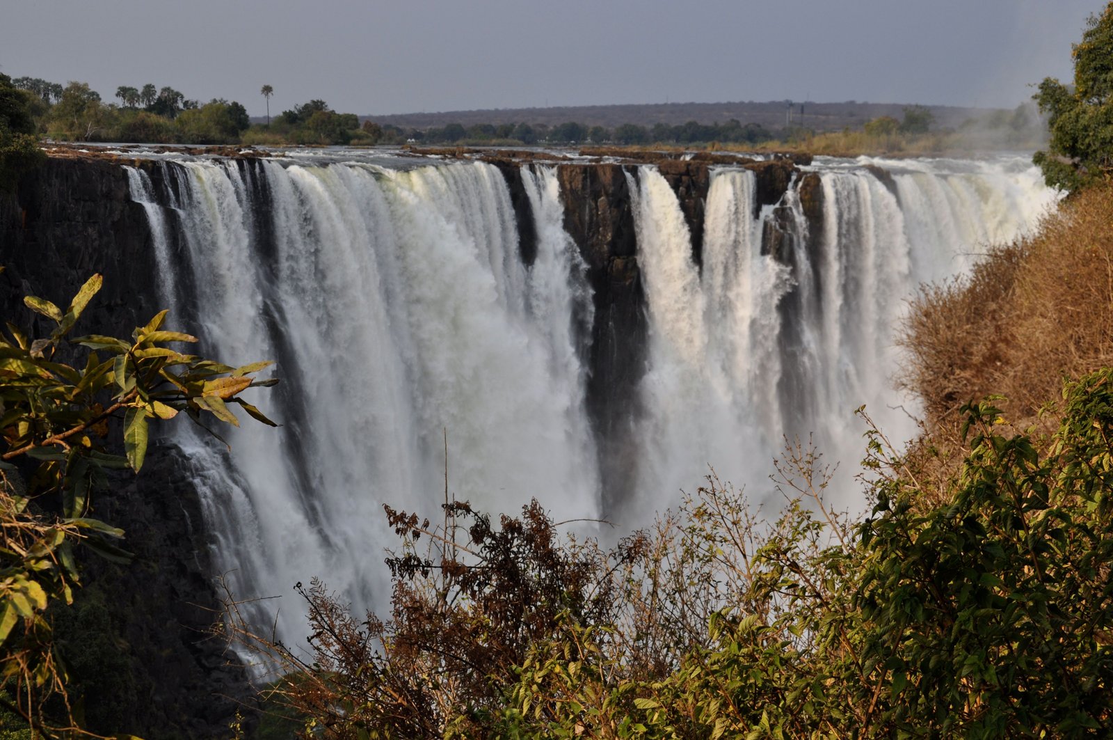 Victoria Falls waterfall view